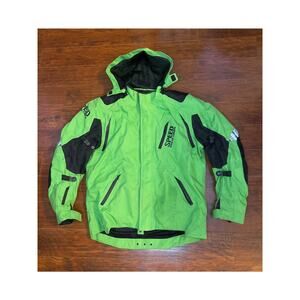 Speed and Strength Urge Overkill Men's Waterproof Motorcycle Jacket Green Sz XL